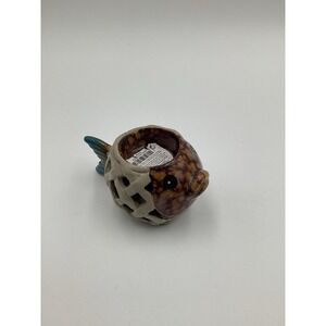 Ceramic Fish Votive Tea light Candle Holder